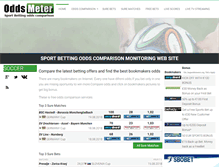 Tablet Screenshot of oddsmeter.com